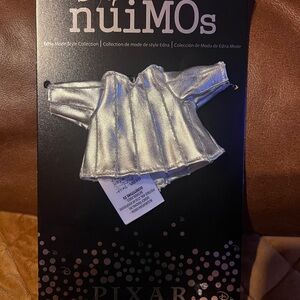 Disney nuiMOs Edna Mode style collection Silver Metallic Doll Top - Pixar